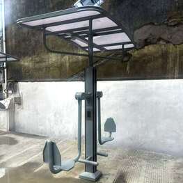 太陽能雙位蹬力器